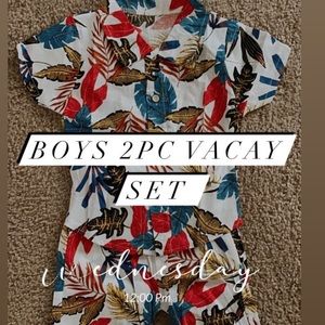 Boys 2 pc vacation set